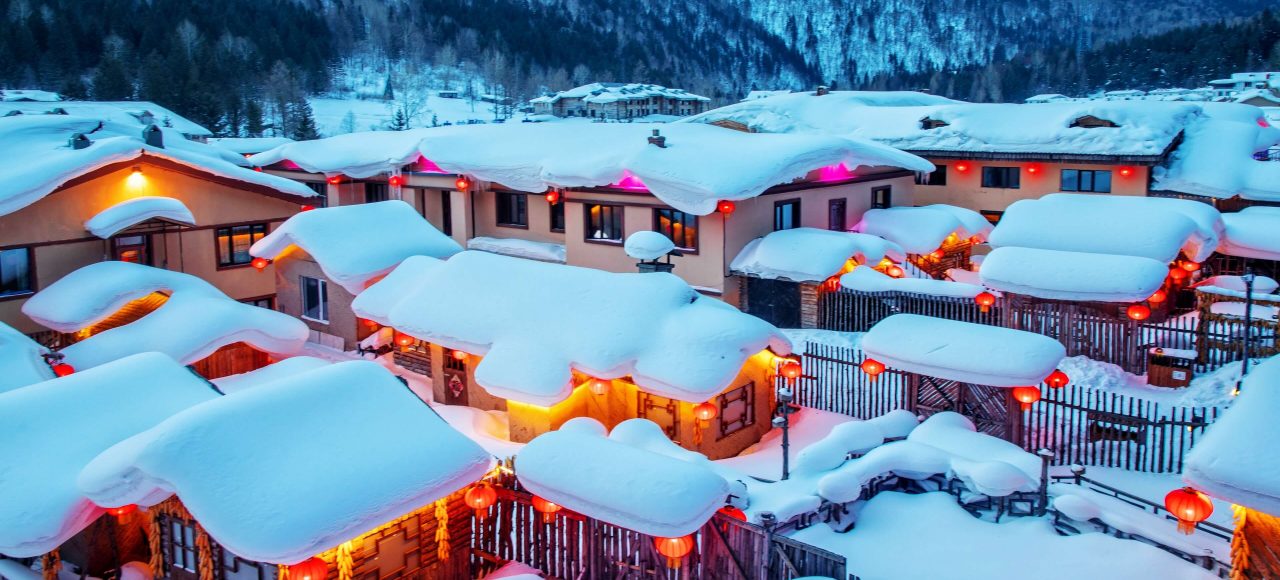 China Snow Town