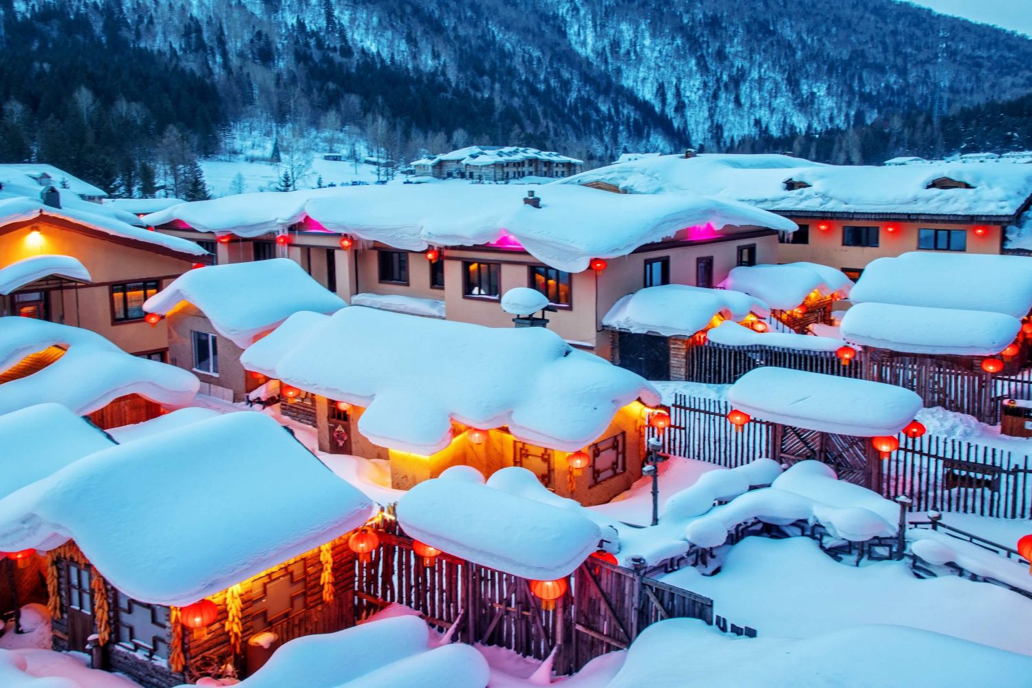 China Snow Town