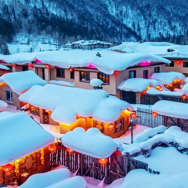 China Snow Town