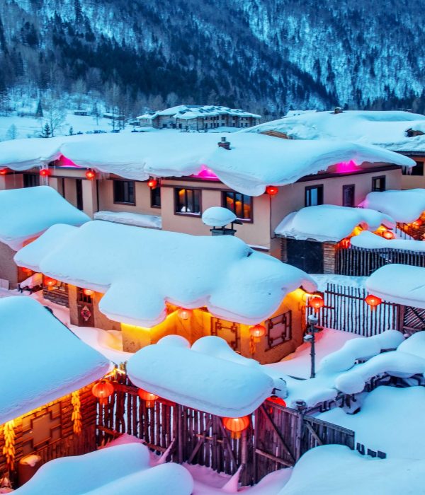 China Snow Town