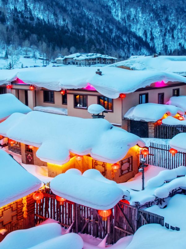 China Snow Town