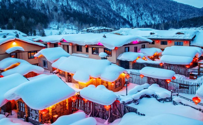 China Snow Town