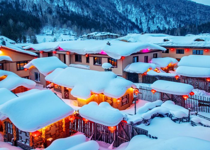 China Snow Town