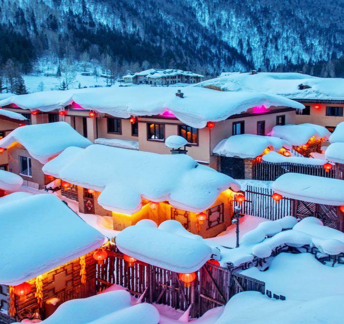 China Snow Town