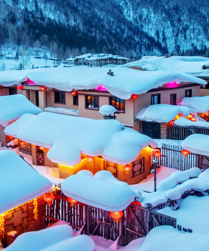 China Snow Town